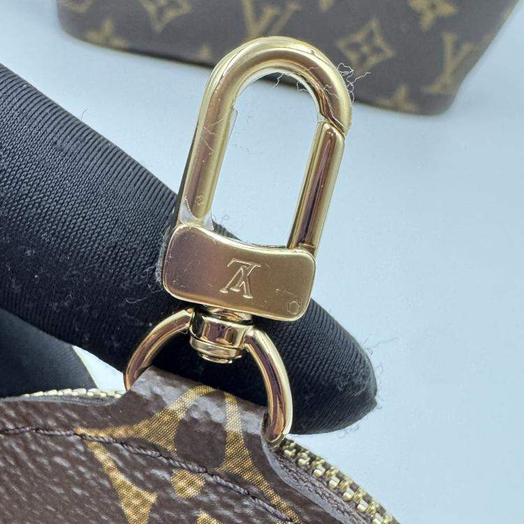 Pre Owned Louis Vuitton Neverfull BB Monogram Canvas Brown/Beige Shoulder Handbag