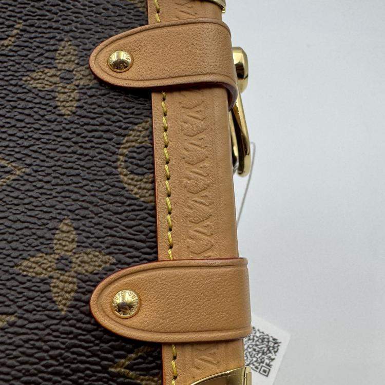 Pre Owned Louis Vuitton Side Trunk Brown Monogram mini