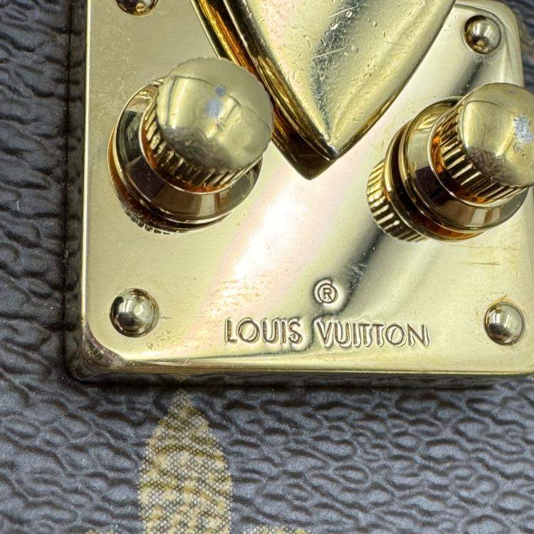 Pre Owned Louis Vuitton Side Trunk Brown Monogram mini