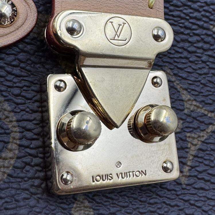 Pre Owned Louis Vuitton Side Trunk Brown Monogram mini