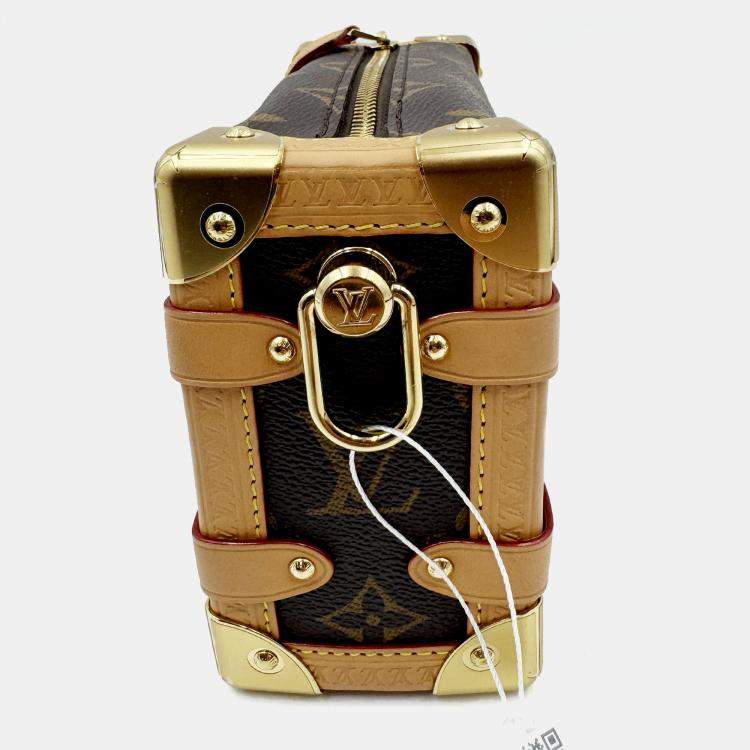 Pre Owned Louis Vuitton Side Trunk Brown Monogram mini