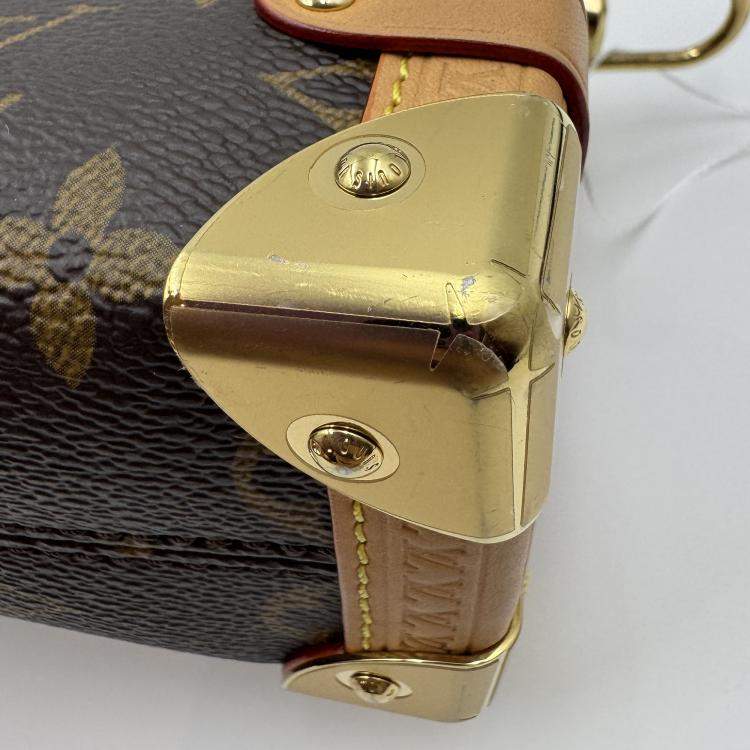 Pre Owned Louis Vuitton Side Trunk Brown Monogram mini