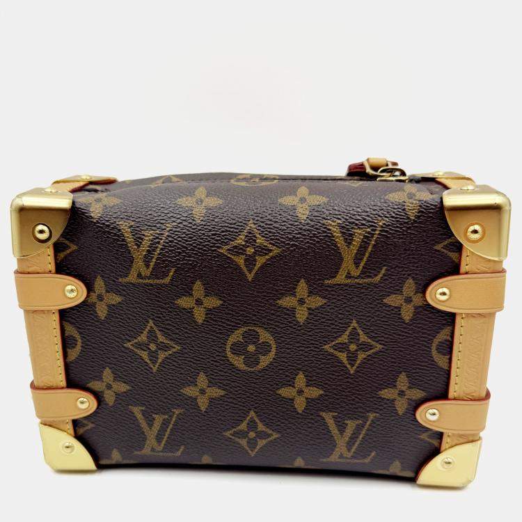 Pre Owned Louis Vuitton Side Trunk Brown Monogram mini
