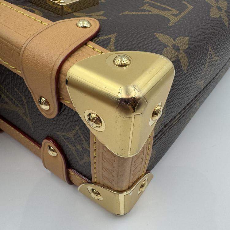 Pre Owned Louis Vuitton Side Trunk Brown Monogram mini