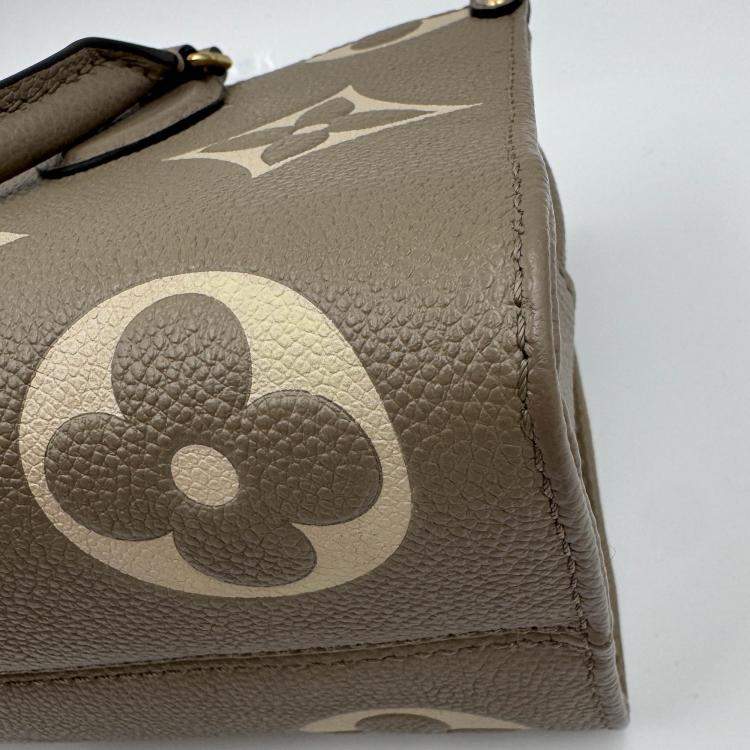 Pre Owned Louis Vuitton OnTheGo East West Monogram Empreinte Leather Tote Bag