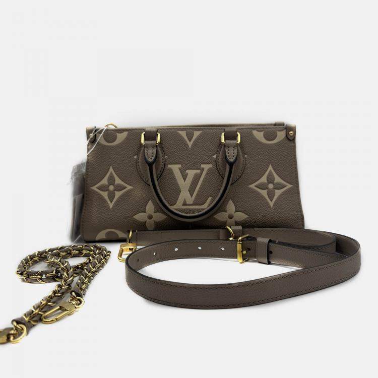 Pre Owned Louis Vuitton OnTheGo East West Monogram Empreinte Leather Tote Bag
