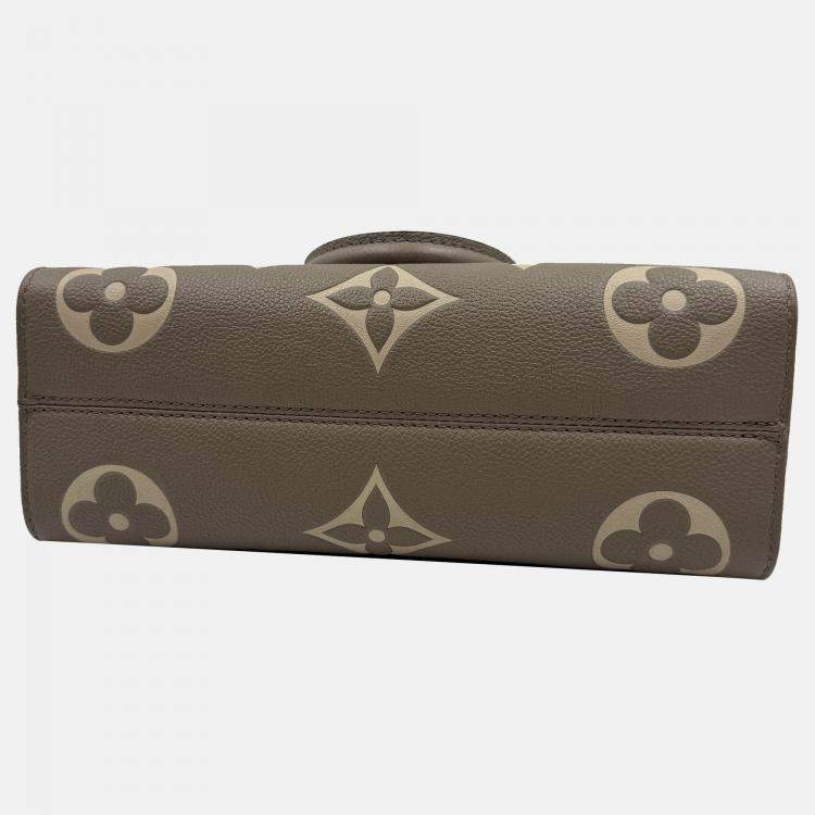 Pre Owned Louis Vuitton OnTheGo East West Monogram Empreinte Leather Tote Bag