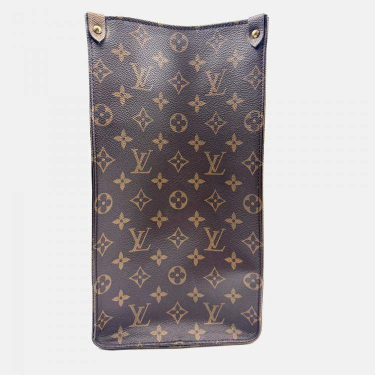 Pre Owned Louis Vuitton Monogram Reverse Giant Canvas OnTheGo GM Bag