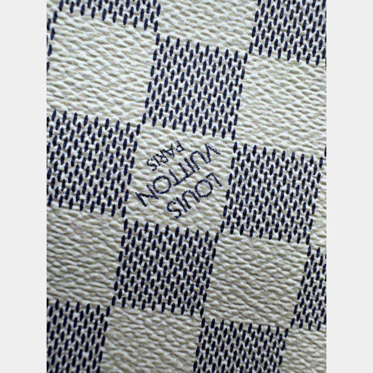 Pre Owned LV jewllery pouch white monogram canvas bag