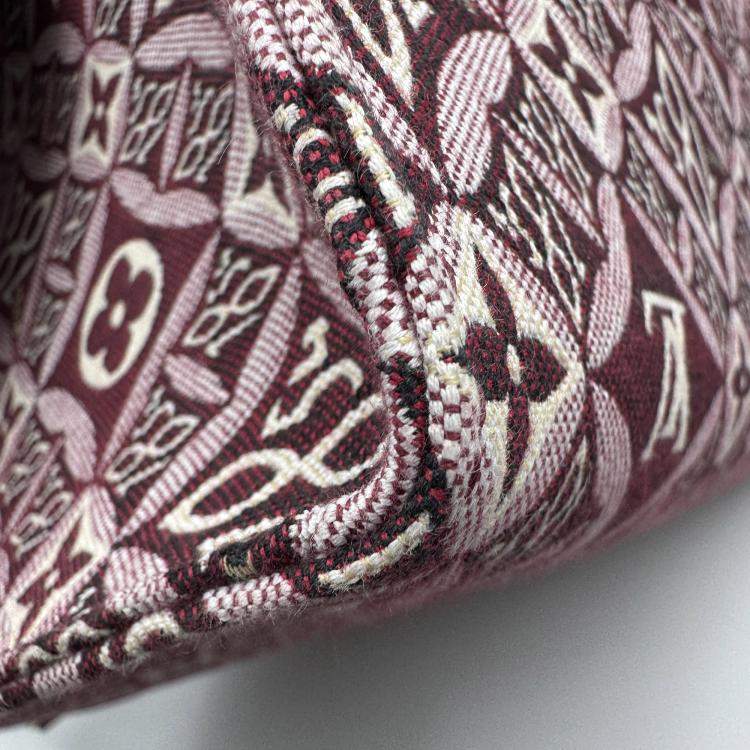 Pre Owned Louis Vuitton Onthego GM Monogram Jacquard Since 1854 Canvas Tote Bag