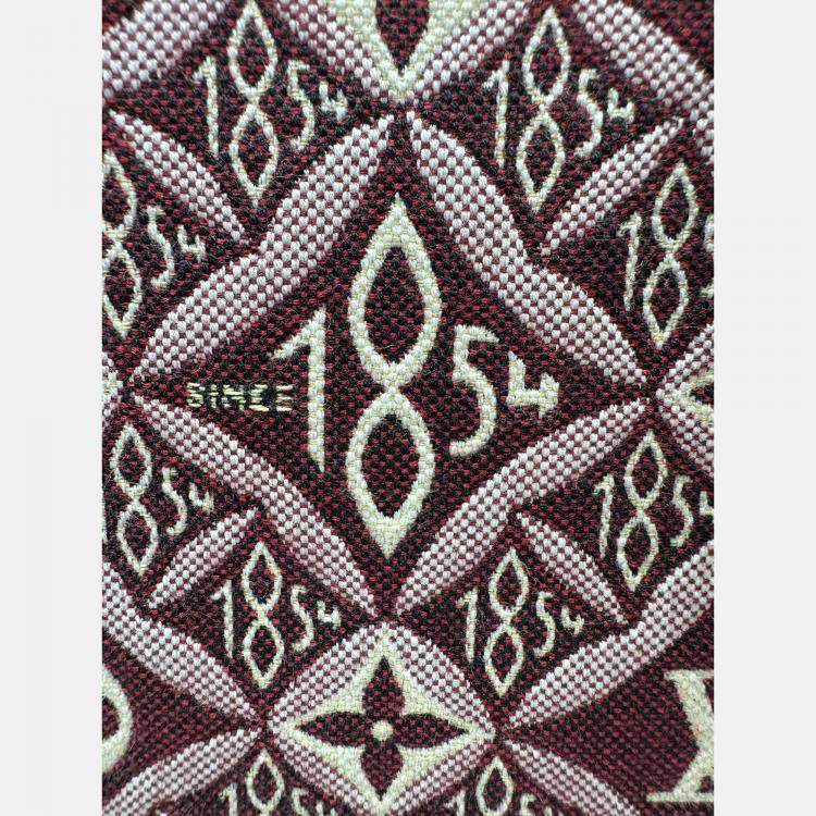 Pre Owned Louis Vuitton Onthego GM Monogram Jacquard Since 1854 Canvas Tote Bag