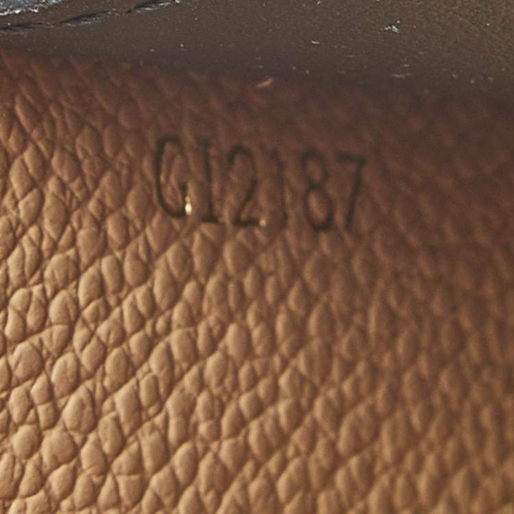 Pre Owned Louis Vuitton Black Monogram Empreinte Leather Josephine Wallet
