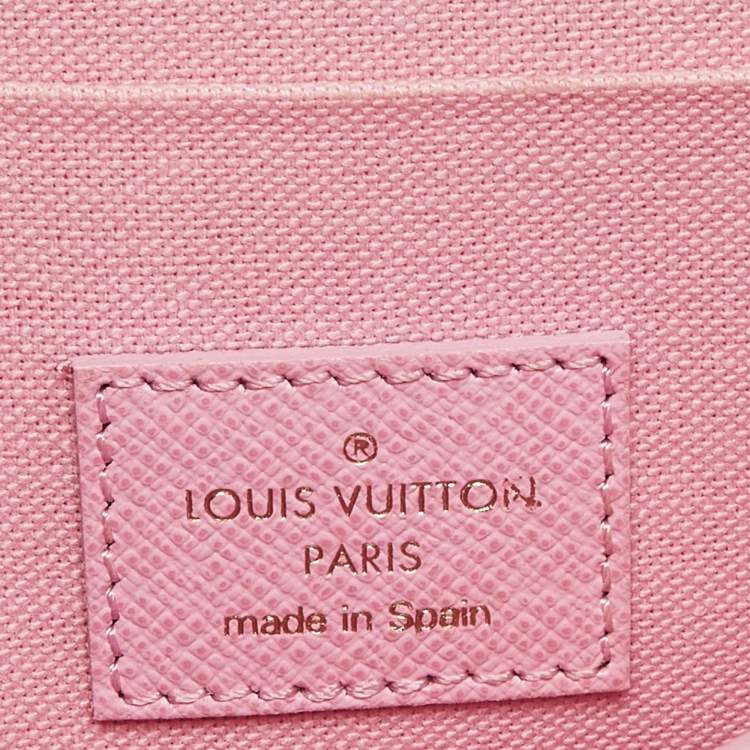 Pre Owned Louis Vuitton Monogram Canvas Christmas Animation Paris Pochette Felicie Bag