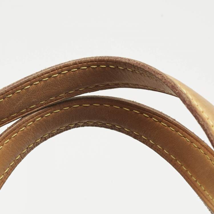 Pre Owned Louis Vuitton Amarante Monogram Vernis Brea MM Bag