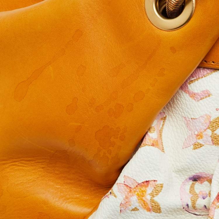 Pre Owned Louis Vuitton Limited Edition Richard Prince Monogram Watercolor Canvas Aquarelle Jamais Bag