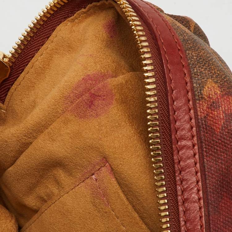 Pre Owned Louis Vuitton Ombre Monogram Canvas and Karung Leather Richard Prince Mancrazy Jokes Bag