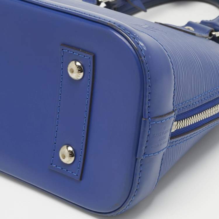 مملوكة مسبقًا Louis Vuitton Blueberry Epi Leather Alma BB Bag