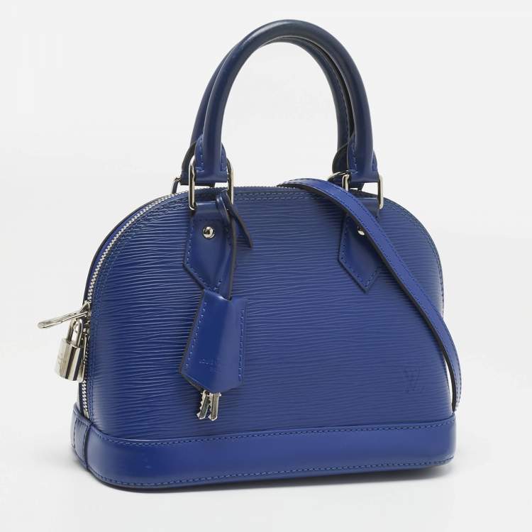 مملوكة مسبقًا Louis Vuitton Blueberry Epi Leather Alma BB Bag