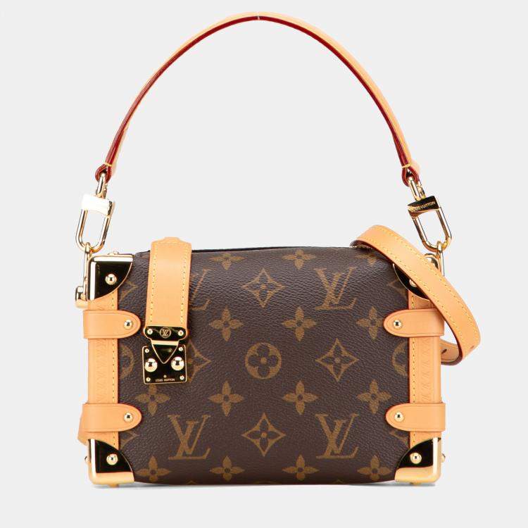 Pre Owned Louis Vuitton Brown Monogram Side Trunk PM