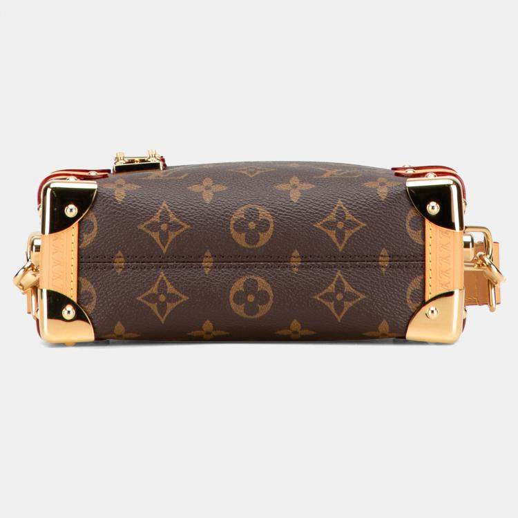 Pre Owned Louis Vuitton Brown Monogram Side Trunk PM