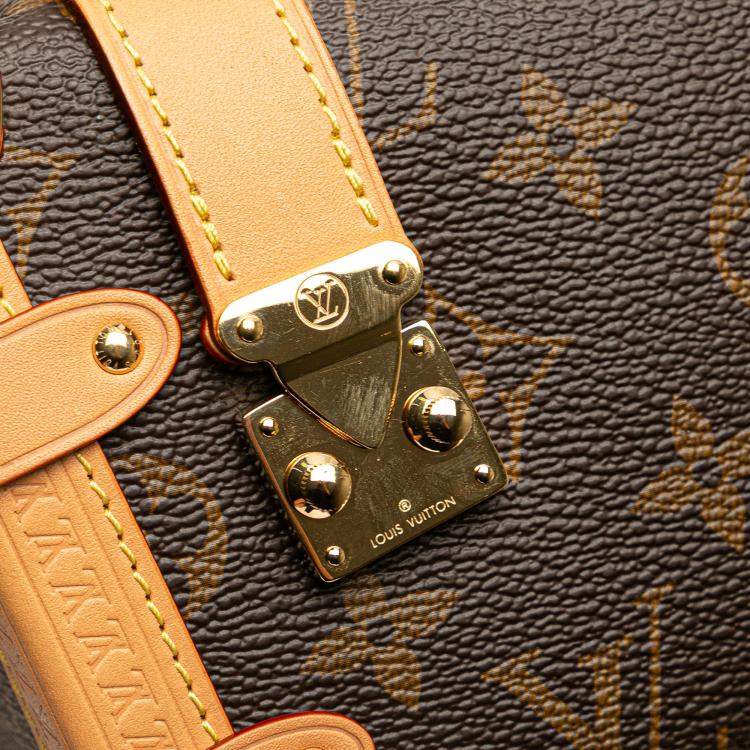Pre Owned Louis Vuitton Brown Monogram Side Trunk PM