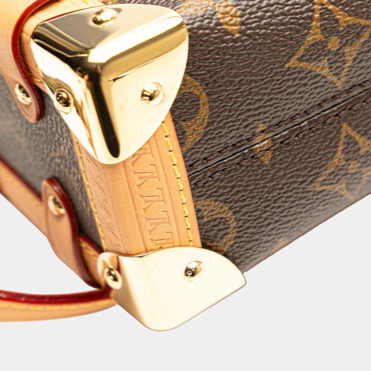 Pre Owned Louis Vuitton Brown Monogram Side Trunk PM