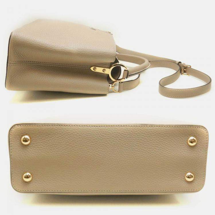 Pre Owned Louis Vuitton Capucines  Galle Taurillon Leather MM Handbag