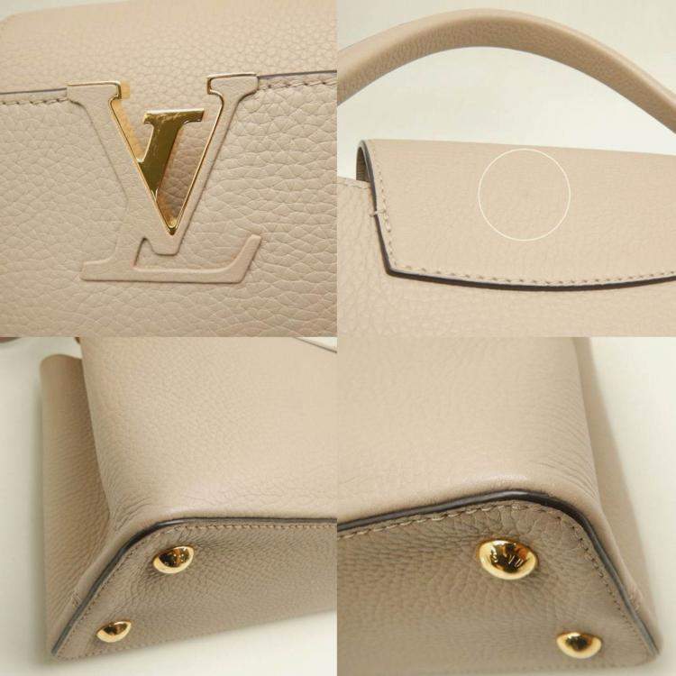 Pre Owned Louis Vuitton Capucines  Galle Taurillon Leather MM Handbag