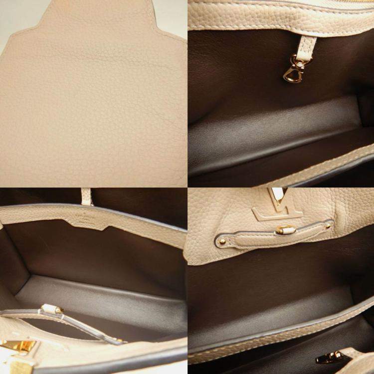 Pre Owned Louis Vuitton Capucines  Galle Taurillon Leather MM Handbag