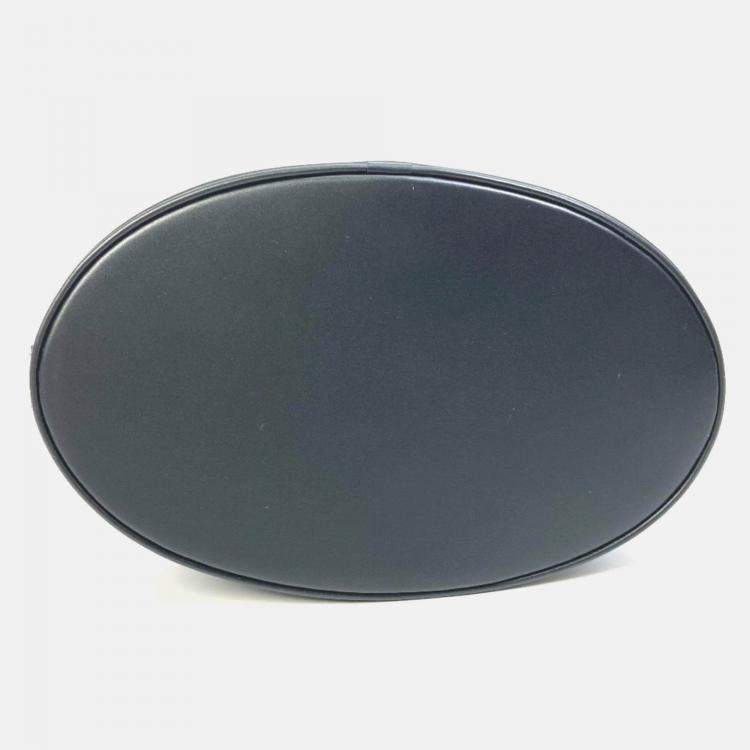 Pre Owned Louis Vuitton Monogram Lace PM Black Plastic Bucket Bag