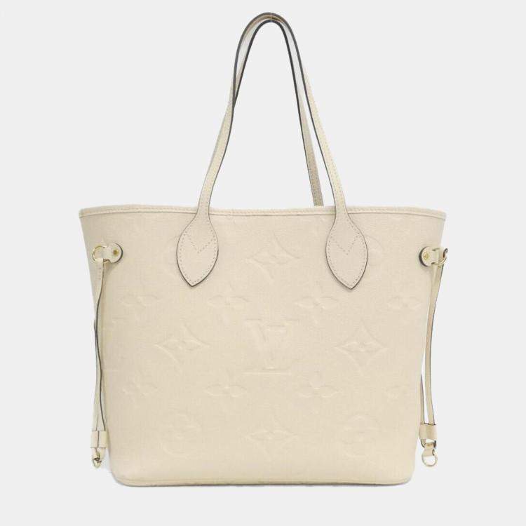 Pre Owned Louis Vuitton Monogram Empreinte Neverfull MM Handbag