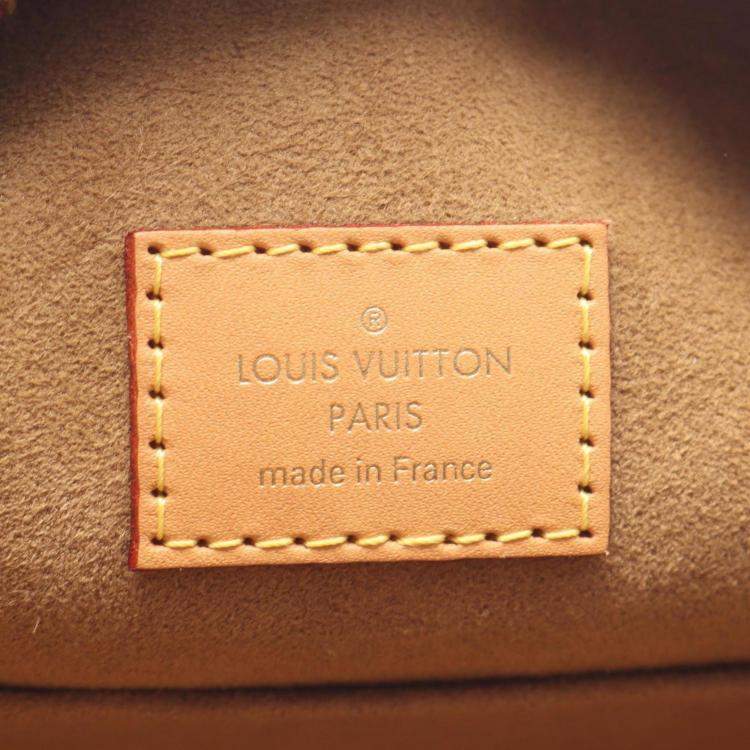 Pre Owned Louis Vuitton Boite Chapeau Souple Mm Shoulder Bag Coated Canvas And Leather Monogram Brown