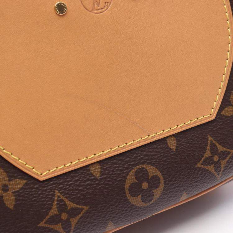 Pre Owned Louis Vuitton Boite Chapeau Souple Mm Shoulder Bag Coated Canvas And Leather Monogram Brown
