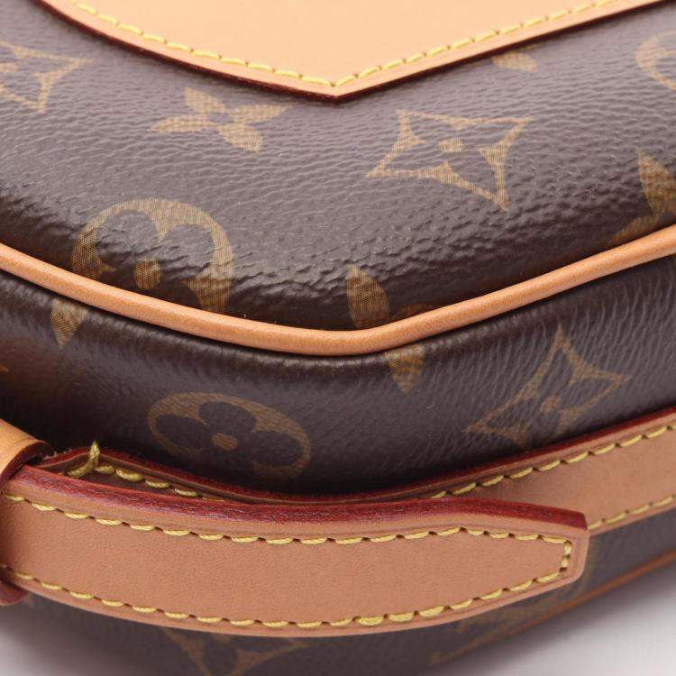 Pre Owned Louis Vuitton Boite Chapeau Souple Mm Shoulder Bag Coated Canvas And Leather Monogram Brown