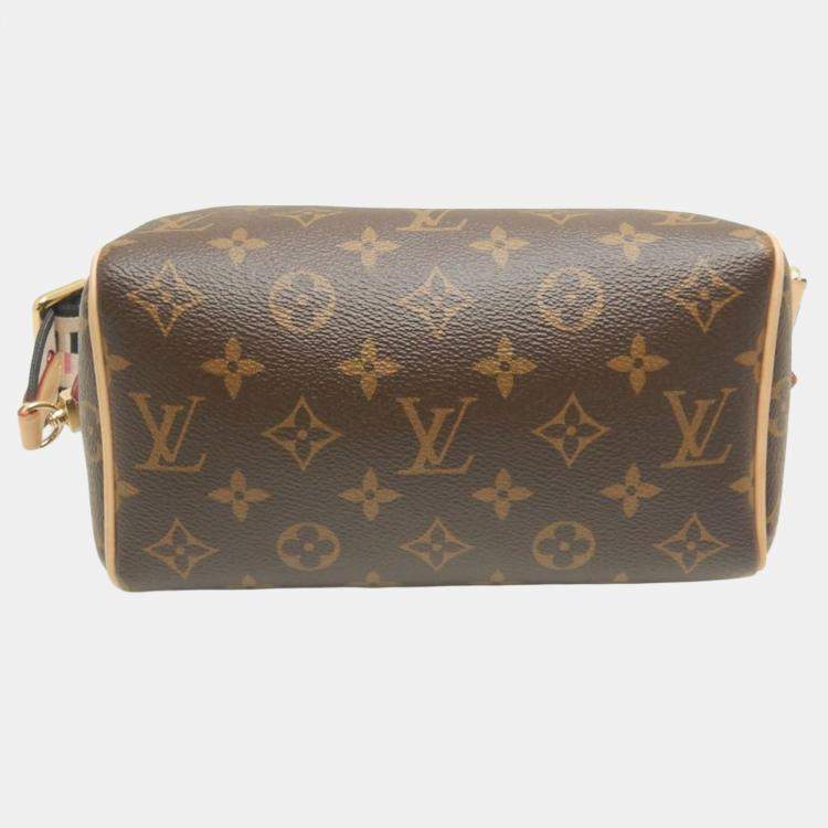 Pre Owned Louis Vuitton Speedy Bandouliere 20 Monogram Coated Canvas Boston Bag