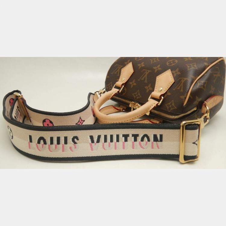 Pre Owned Louis Vuitton Speedy Bandouliere 20 Monogram Coated Canvas Boston Bag