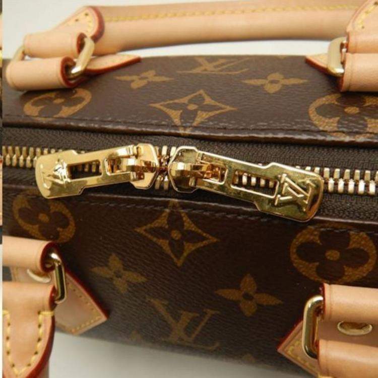 Pre Owned Louis Vuitton Speedy Bandouliere 20 Monogram Coated Canvas Boston Bag