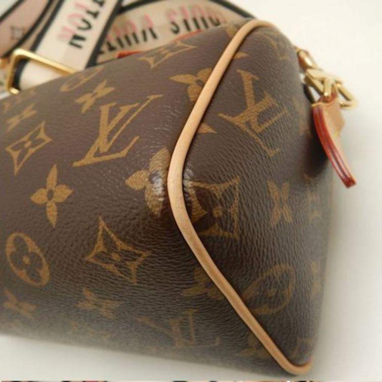 Pre Owned Louis Vuitton Speedy Bandouliere 20 Monogram Coated Canvas Boston Bag