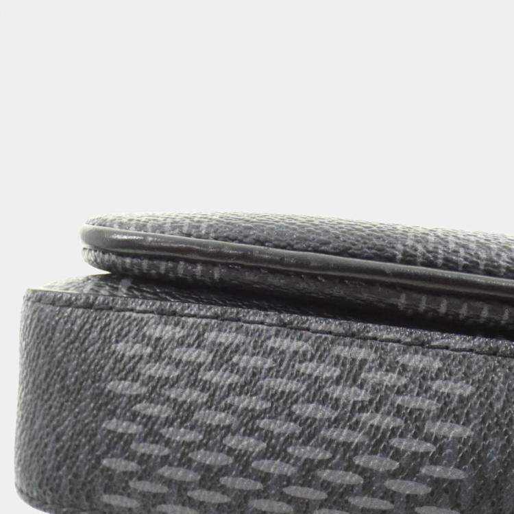 Pre Owned Louis Vuitton Damier Graphite 3D Trio Messenger Shoulder Bag