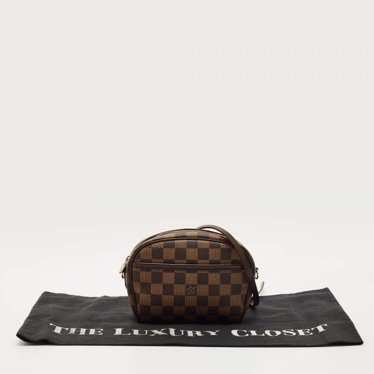 Pre Owned Louis Vuitton Damier Ebene Canvas Ipanema Pochette Bag