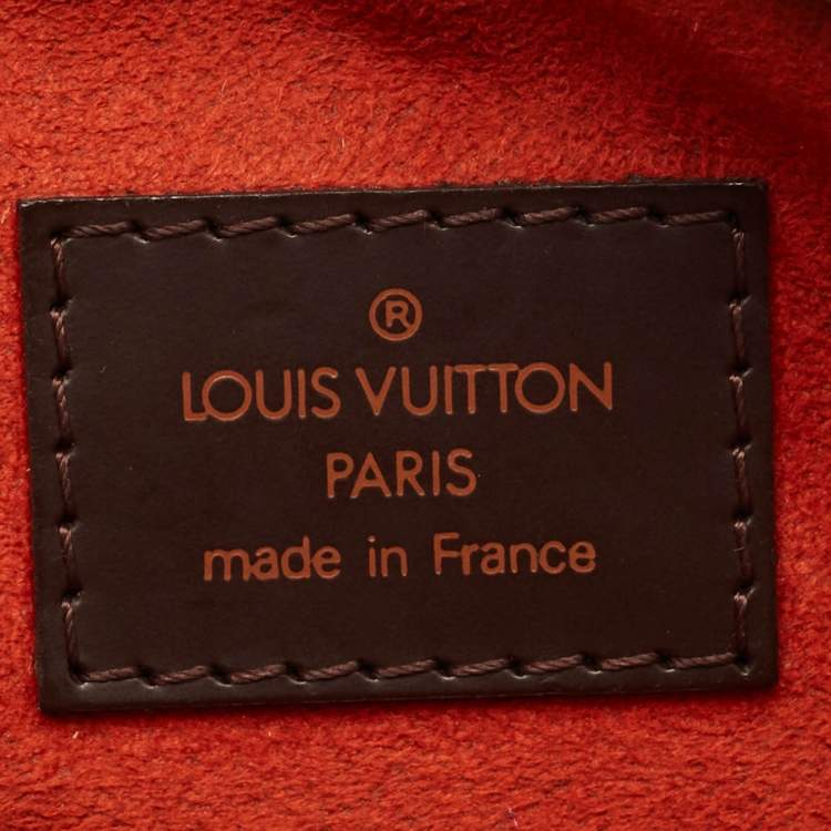 Pre Owned Louis Vuitton Damier Ebene Canvas Ipanema Pochette Bag