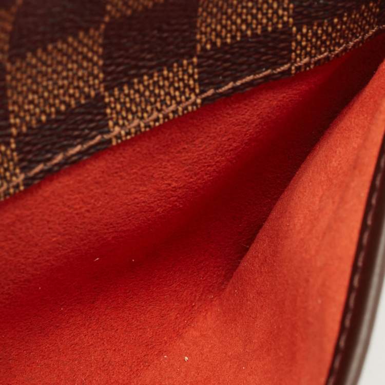 Pre Owned Louis Vuitton Damier Ebene Canvas Ipanema Pochette Bag