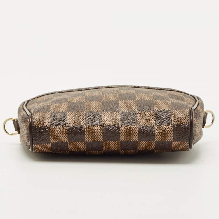 Pre Owned Louis Vuitton Damier Ebene Canvas Ipanema Pochette Bag