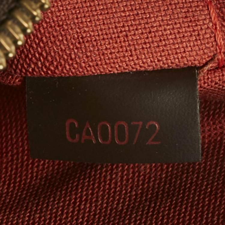 Pre Owned Louis Vuitton Damier Ebene Canvas Ribera MM Bag