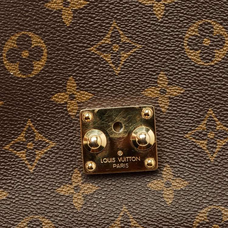 Pre Owned Louis Vuitton Monogram Canvas Pochette Metis Bag