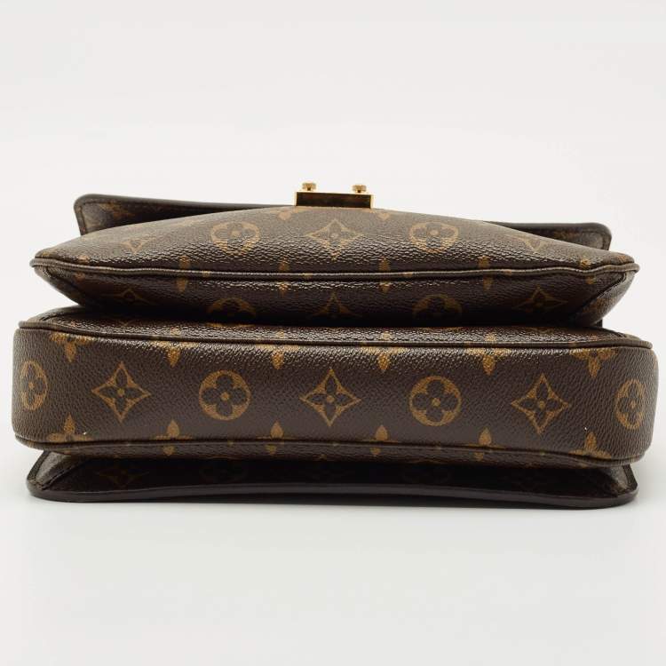 Pre Owned Louis Vuitton Monogram Canvas Pochette Metis Bag