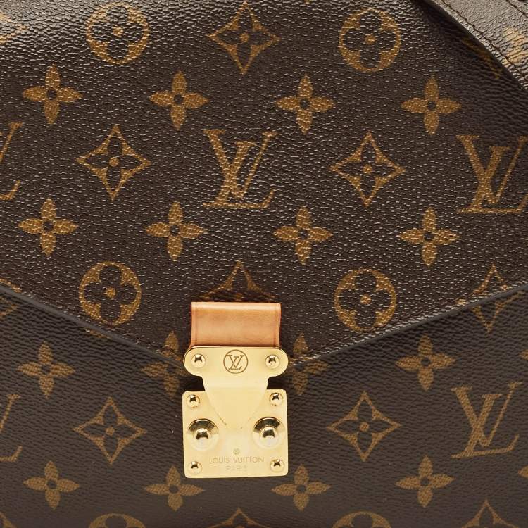 Pre Owned Louis Vuitton Monogram Canvas Pochette Metis Bag