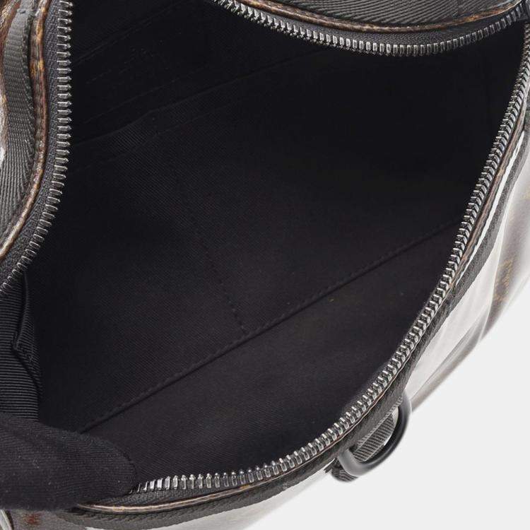 Pre Owned Louis Vuitton Brown Monogram Glaze Messenger PM