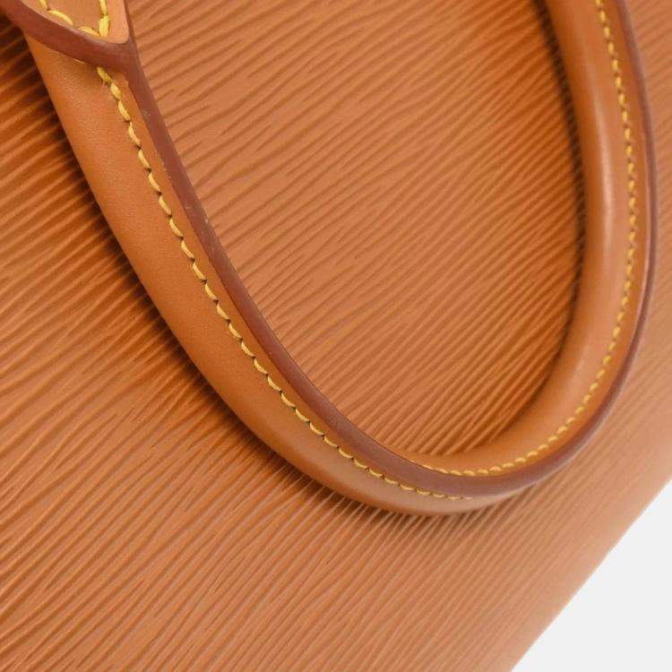 Pre Owned Louis Vuitton Brown Epi Pont Neuf Handbag
