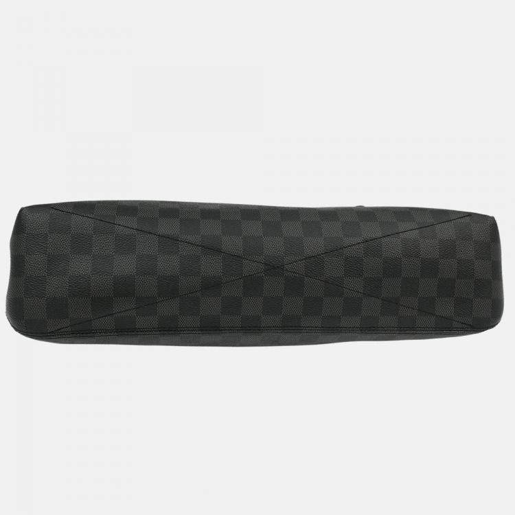Pre Owned Louis Vuitton Damier Graphite Hunter Shoulder Bag